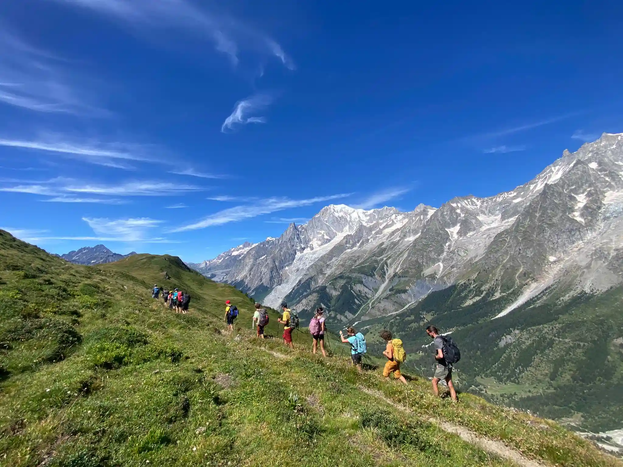 Trekking transfrontalier autour du Mont-Blanc
